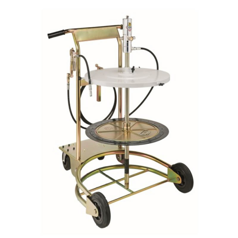 MOBILE GREASE DISPENSER FOR 180-220 KG DRUMS WITH PUMP